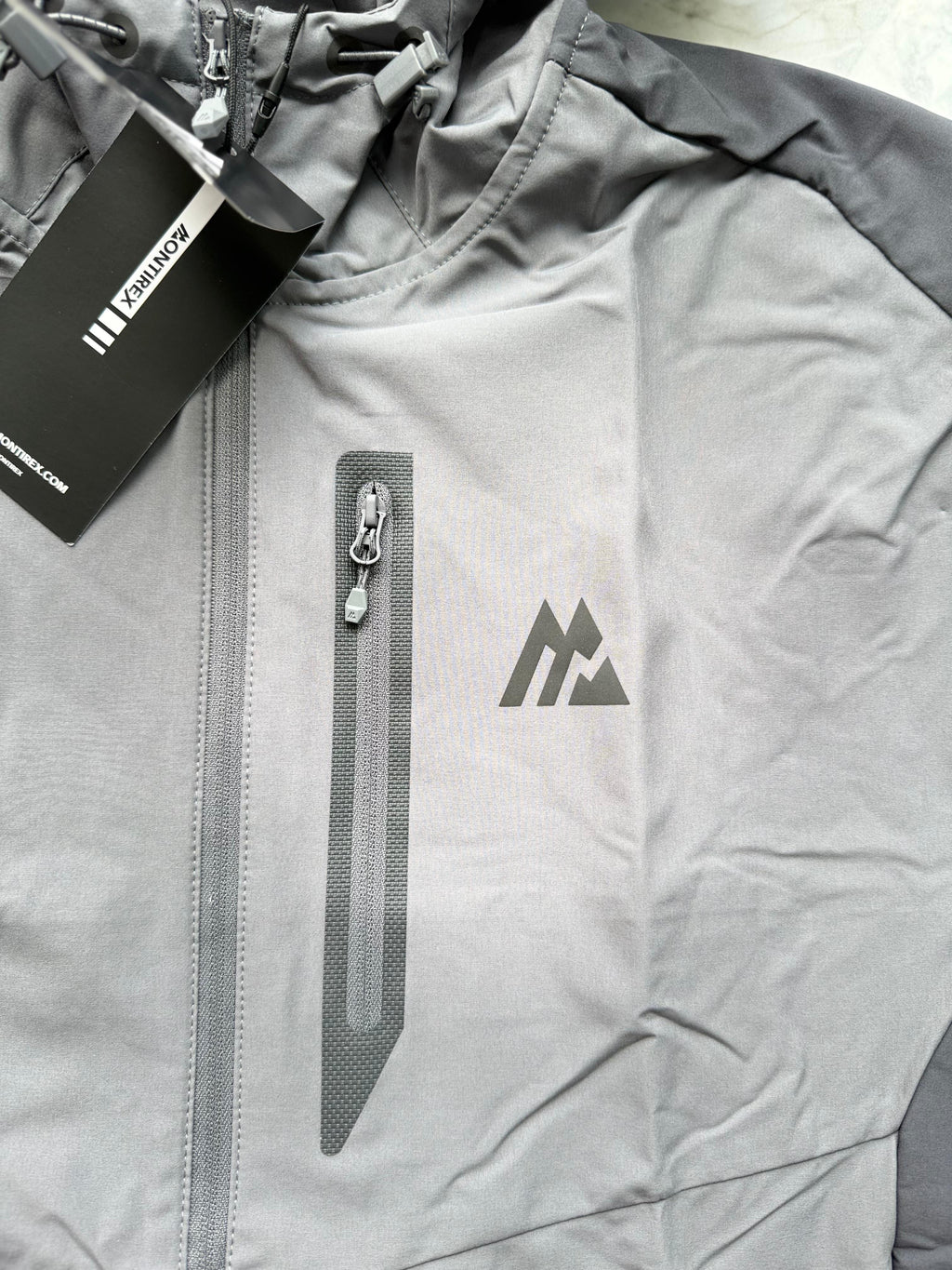 Montirex Lumos 2.0 Men’s Hooded Full Zip Softshell Jacket Grey 2XL
