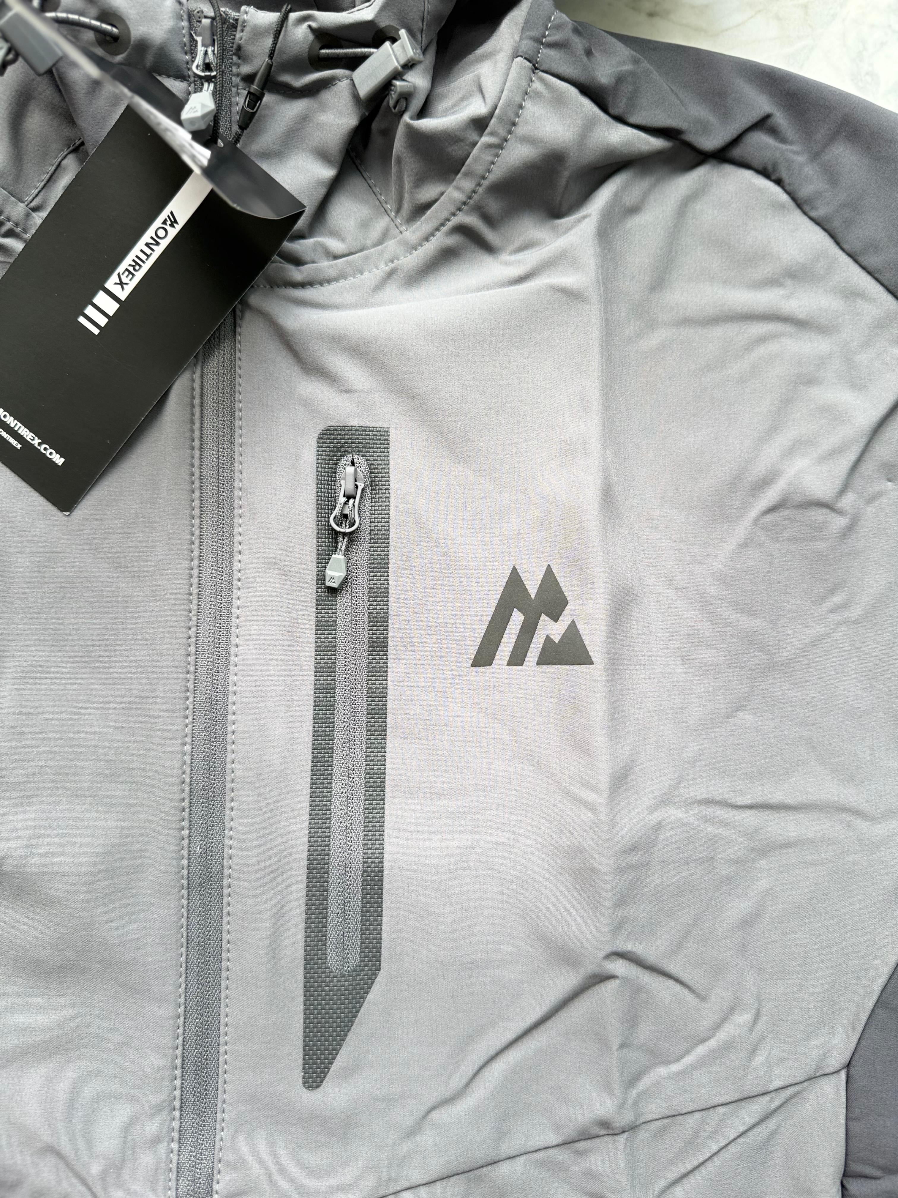 Montirex Lumos 2.0 Men’s Hooded Full Zip Softshell Jacket Grey 2XL