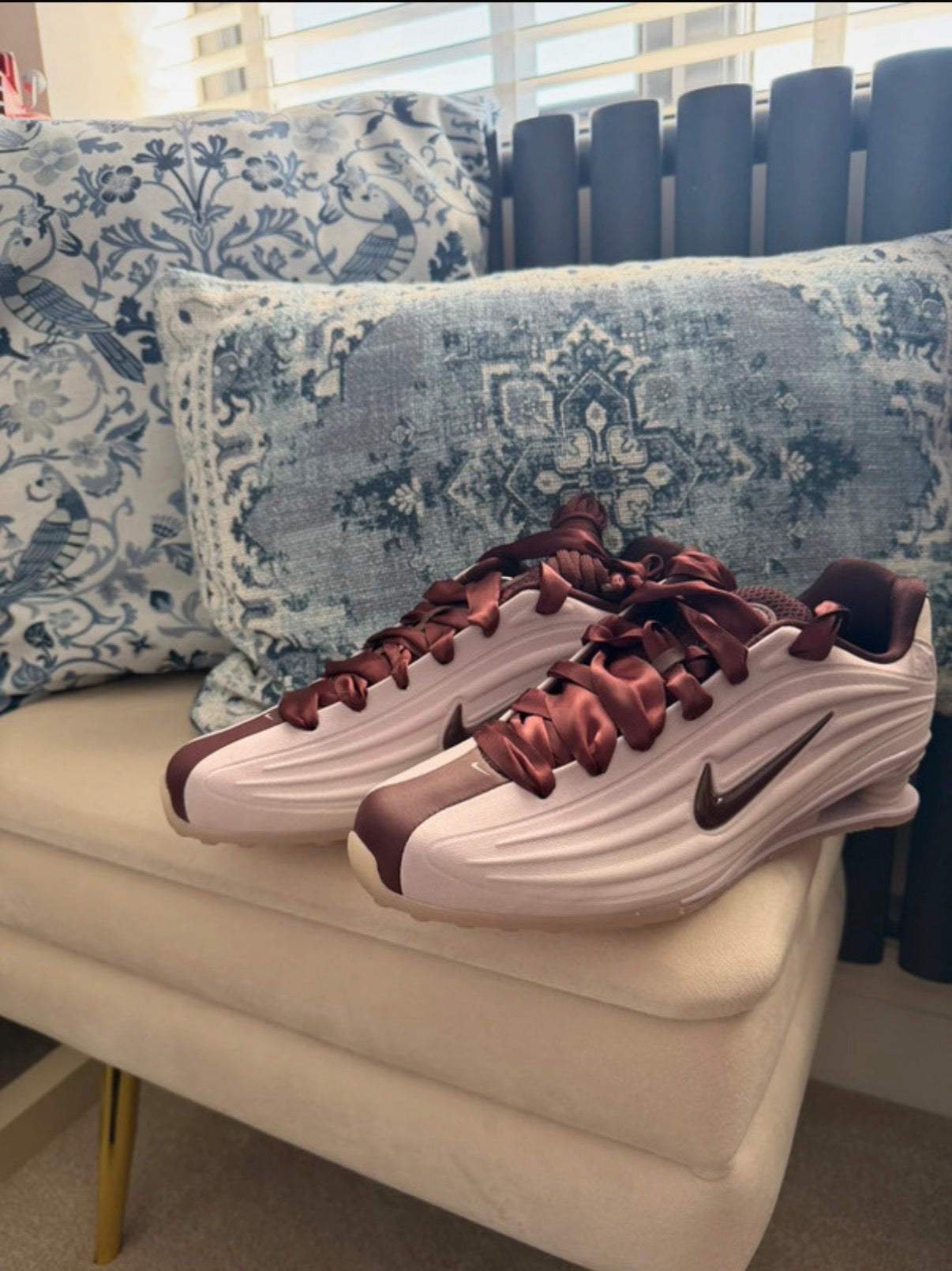 Nike Shox Z SE Women's Pink/Burgundy Lace-Up Low Top Trainers UK 4.5 EU 38