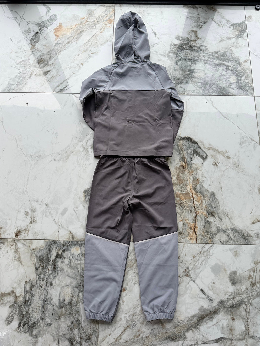 Montirex Boys Grey Hooded Zip Tracksuit Set Jacket & Trousers 3-4 Years