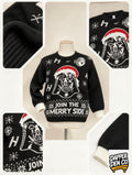 Star Wars Darth Vader Christmas Knit Jumper Black 9-10Y Unisex Long Sleeve