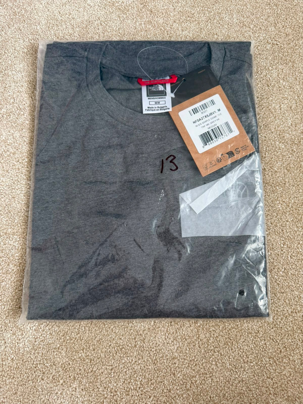 The North Face Simple dome Tshirt mens MEDIUM