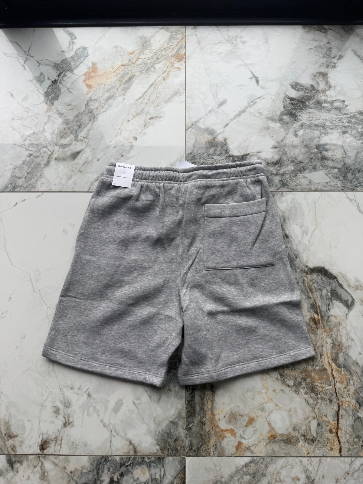 Jordan Men's Grey Fleece Athletic Shorts M Standard Fit Pockets FJ7782-091