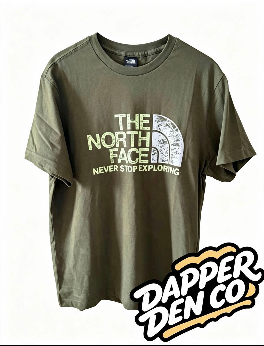 The North Face Men’s Green Logo Graphic Print Crew Neck Short Sleeve T-Shirt M