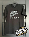 Nike Air Max Men’s Black Crew Neck Short Sleeve Graphic Logo T-Shirt Size M