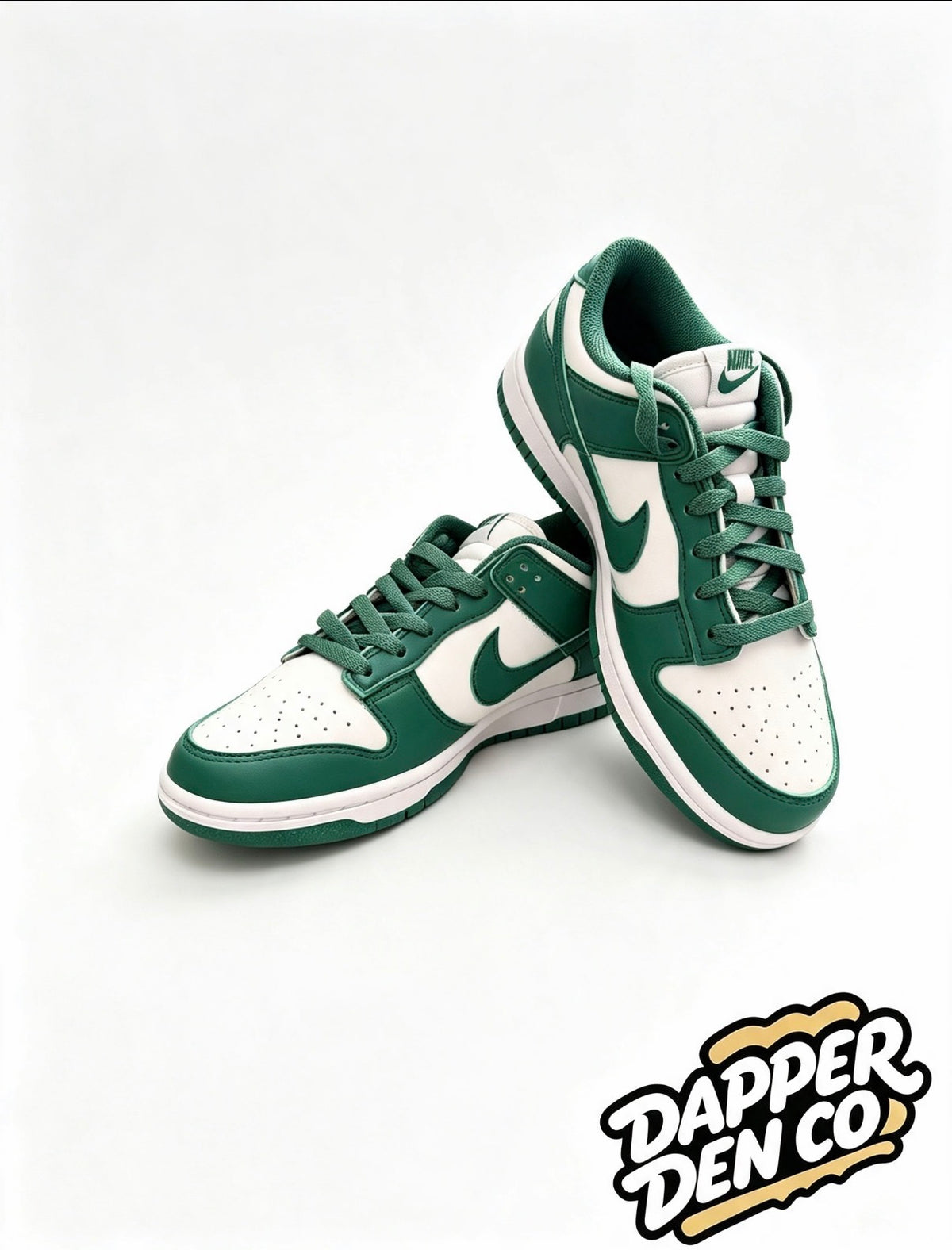 Nike Dunk Low Next Nature Women's Green/White Lace-Up Trainers UK 3 EU 36