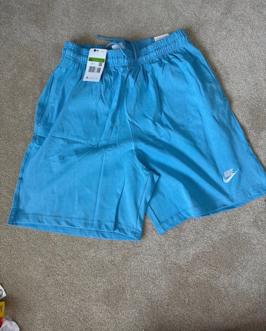 Nike Logo Men's 2pc T-Shirt & Shorts Outfit Set Blue XL Standard Fit