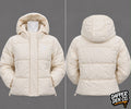 Montirex ALTA  IV Womens Hooded Full Zip Puffer Jacket Beige Size XL