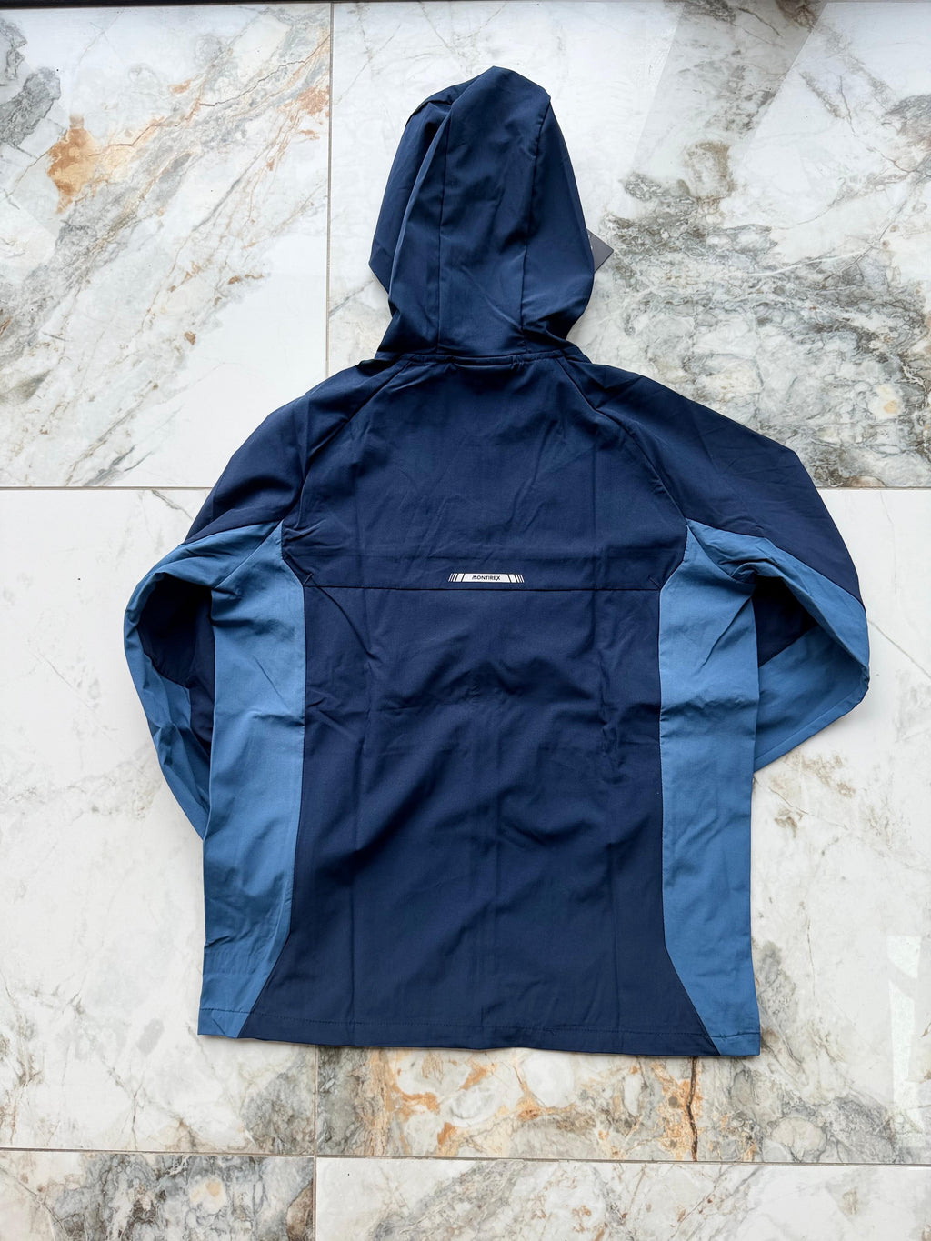 Montirex BOYS BALT Hooded Full Zip Windbreaker Jacket Blue Size XL BOYS