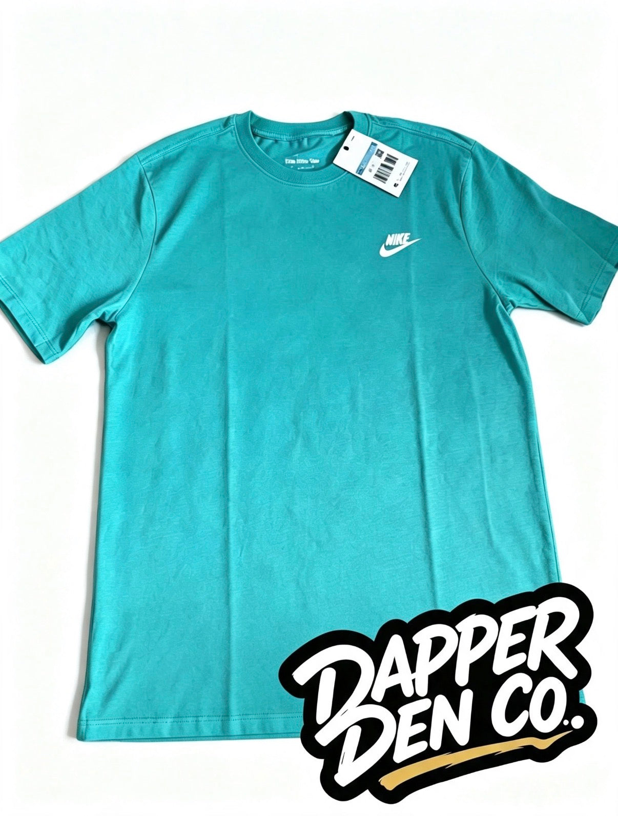Nike The Nike Tee Men’s Green Logo Crew Neck Short Sleeve T-Shirt M