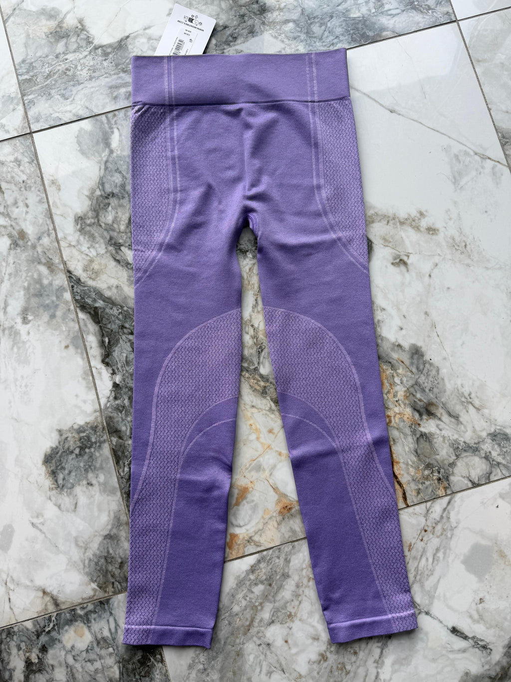 Montirex Harmony Girls  Purple Ankle Leggings Size M Stretch Elastic Waist