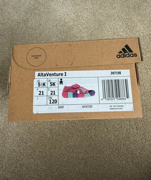 adidas AltaVenture I Baby Sandals Pink/Purple/Mint UK 5 EU 21 D97198