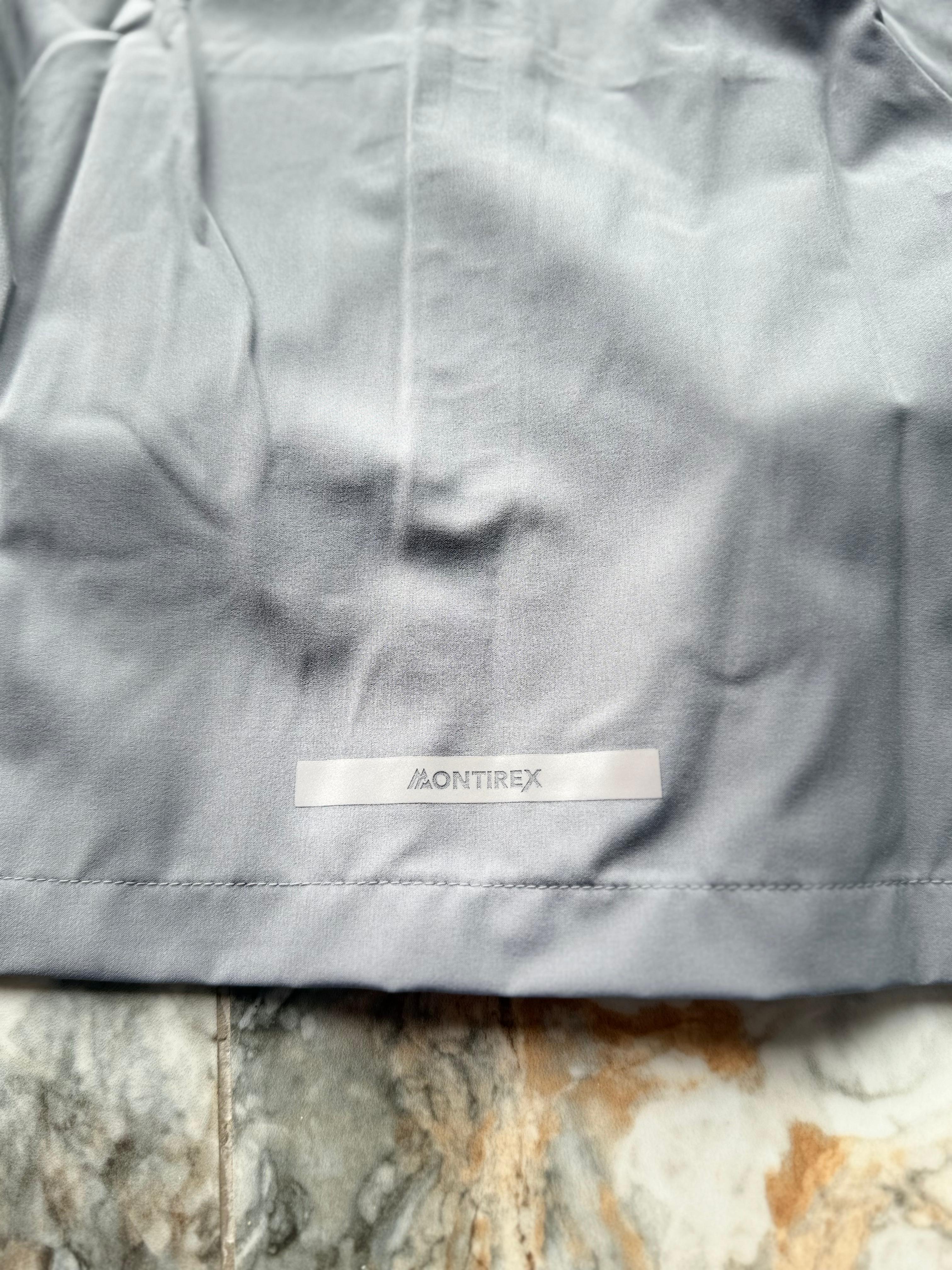 Montirex BOYS B Trail Hooded Full Zip Windbreaker Jacket Blue/Grey XS