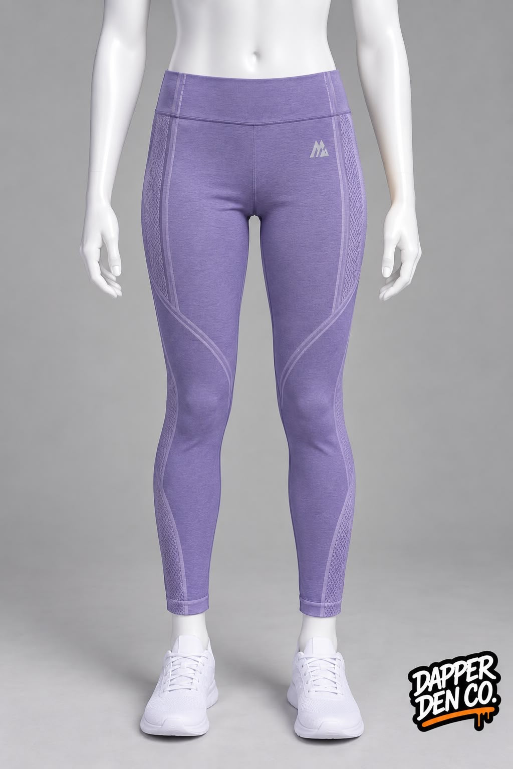 Montirex Harmony Girls  Purple Ankle Leggings Size M Stretch Elastic Waist