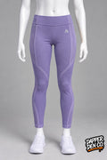 Montirex Harmony Girls  Purple Ankle Leggings Size M Stretch Elastic Waist