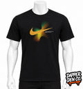 Nike Men’s Black Logo Graphic Print Crew Neck Short Sleeve T-Shirt S FQ7998-010