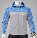 Montirex BOYS B Trail Hooded Full Zip Windbreaker Jacket Blue/Grey XS