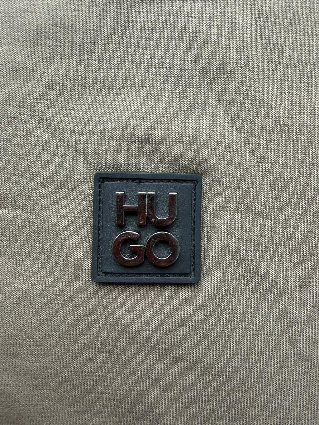 HUGO Men's Beige Crew Neck Pullover Logo Sweatshirt Size Medium 50533689