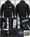 Hoodrich OG Phenom Men’s Hooded Full Puffer Jacket Black Size S * HOOD MISSING*