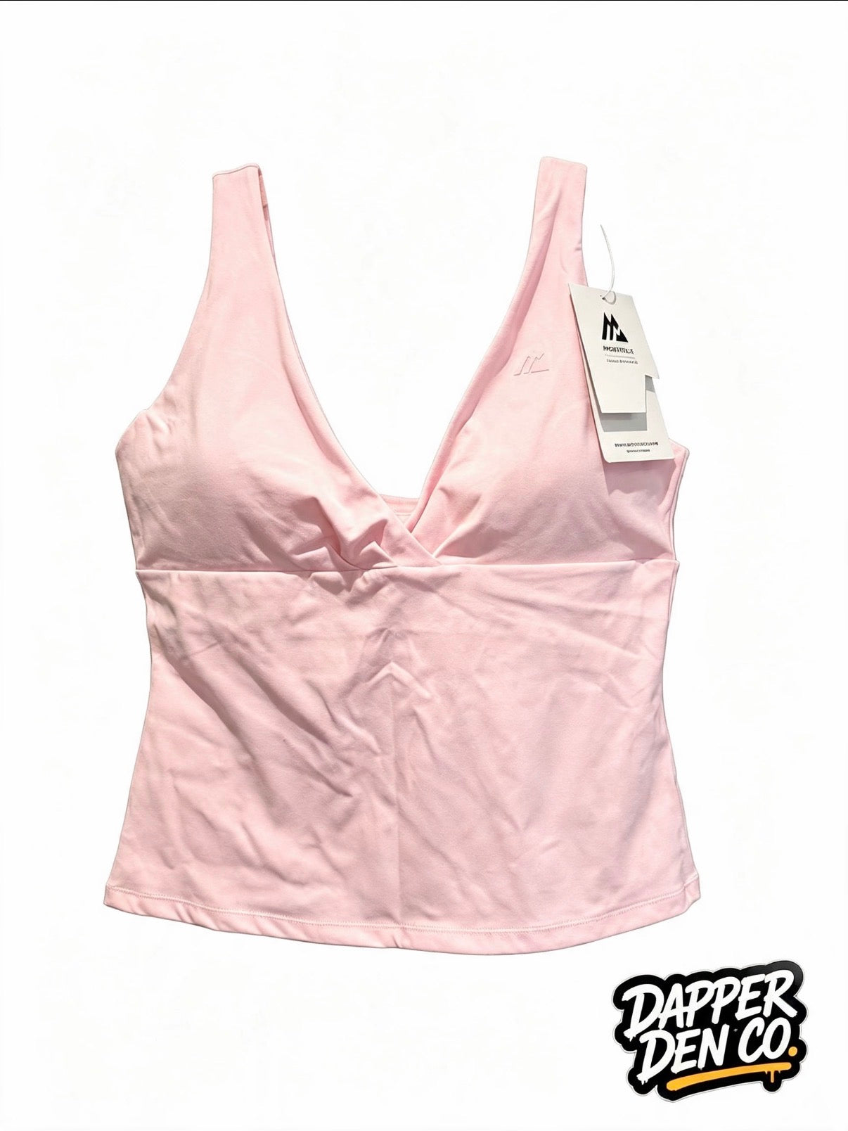 Montirex Womens powder tank light pink size Large brand new with tags