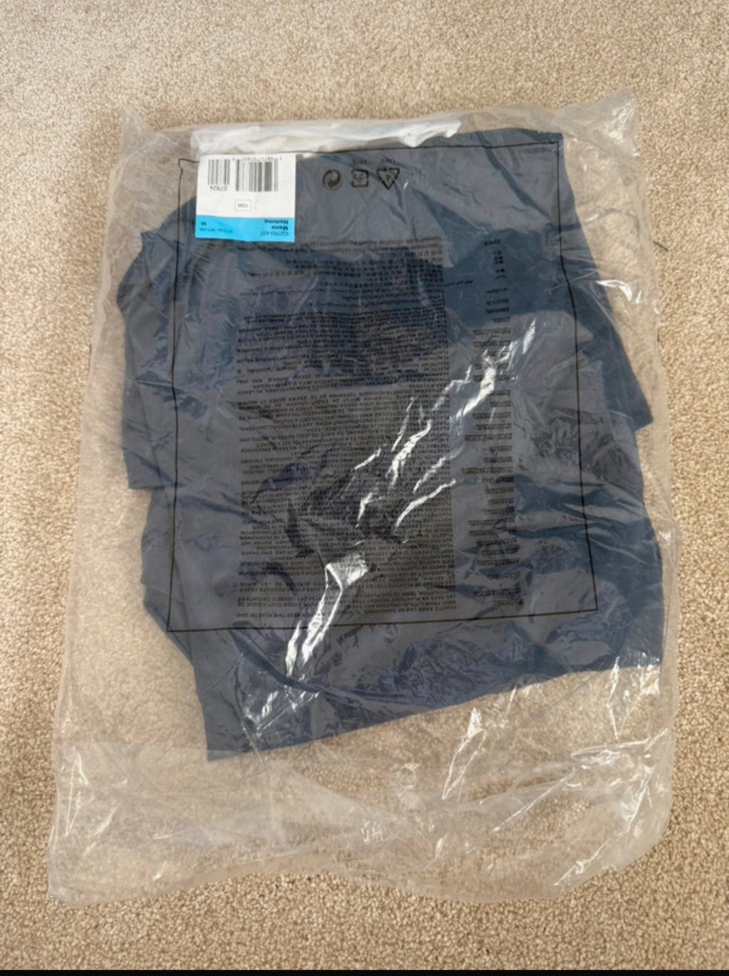 Nike Men’s Blue Athletic Dept Just Do It Logo Graphic Crew Neck T-Shirt M