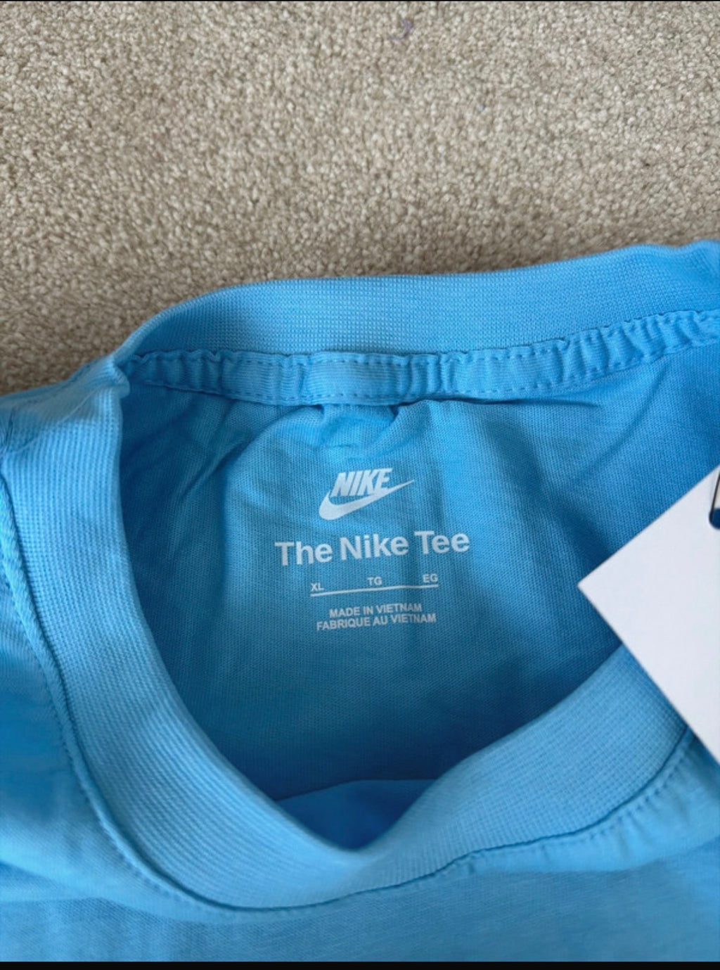 Nike Logo Men's 2pc T-Shirt & Shorts Outfit Set Blue XL Standard Fit