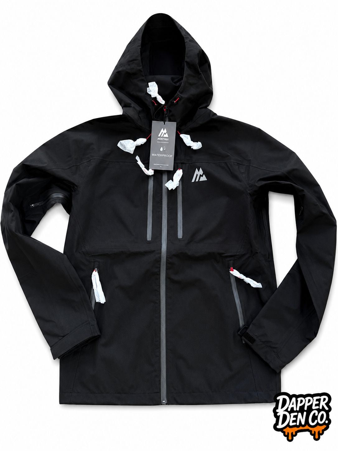 Montirex Cascade Waterproof Men’s Hooded Full Zip Jacket Black XS