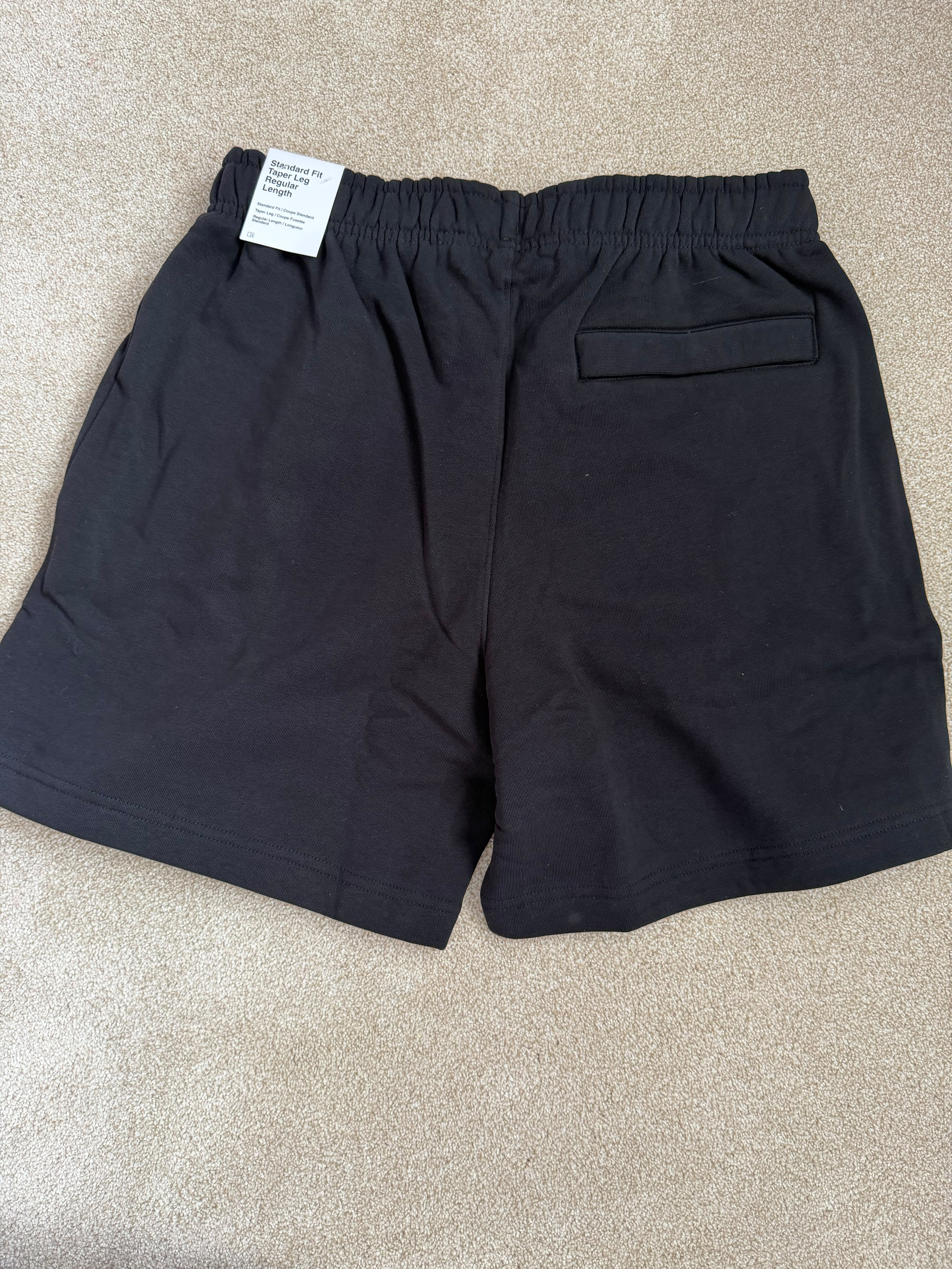 Nike Athletic Dept Just Do It Logo 2pc T-Shirt & Shorts Set Black/Blue MEDIUM
