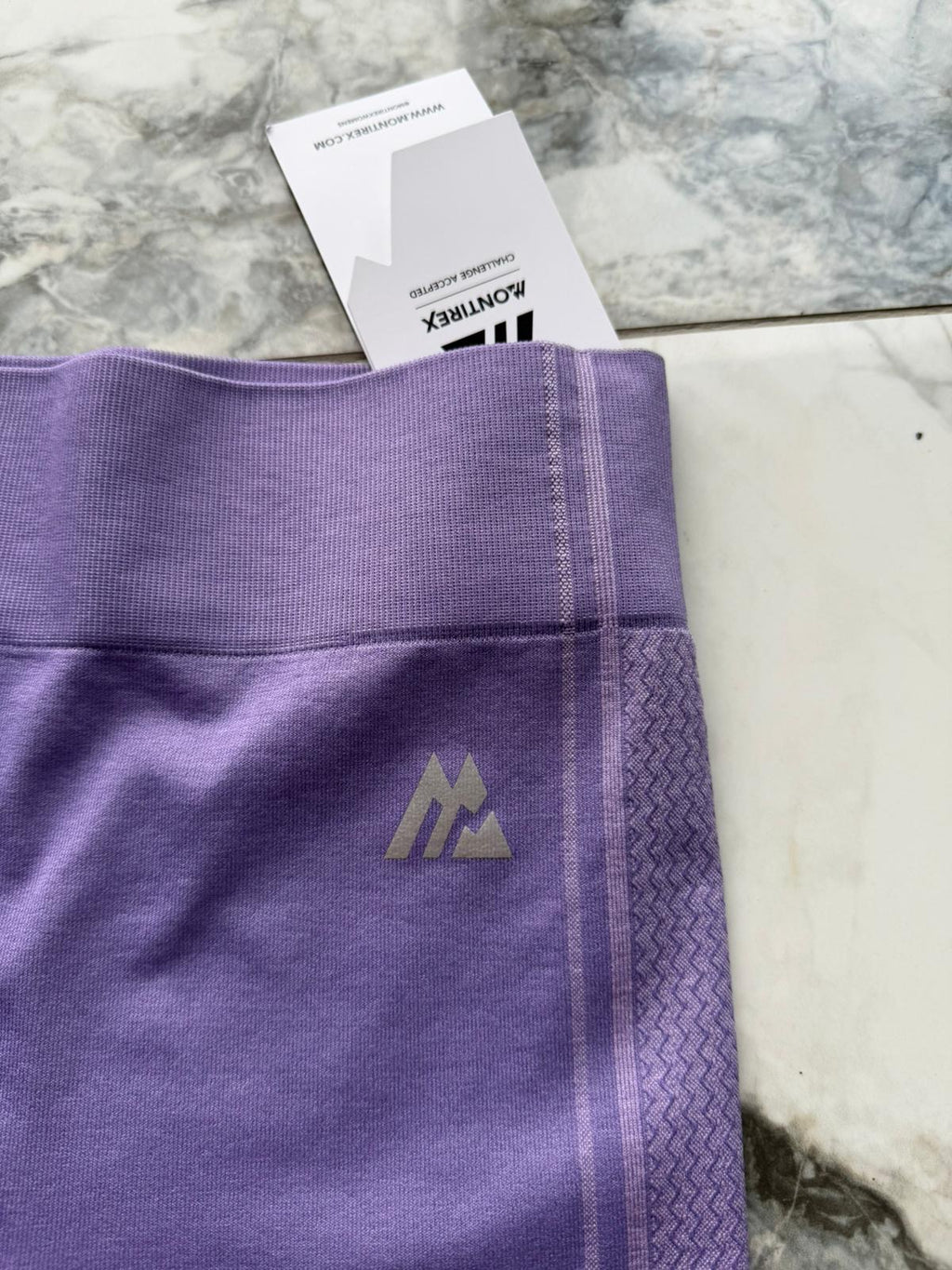 Montirex Harmony Girls  Purple Ankle Leggings Size M Stretch Elastic Waist