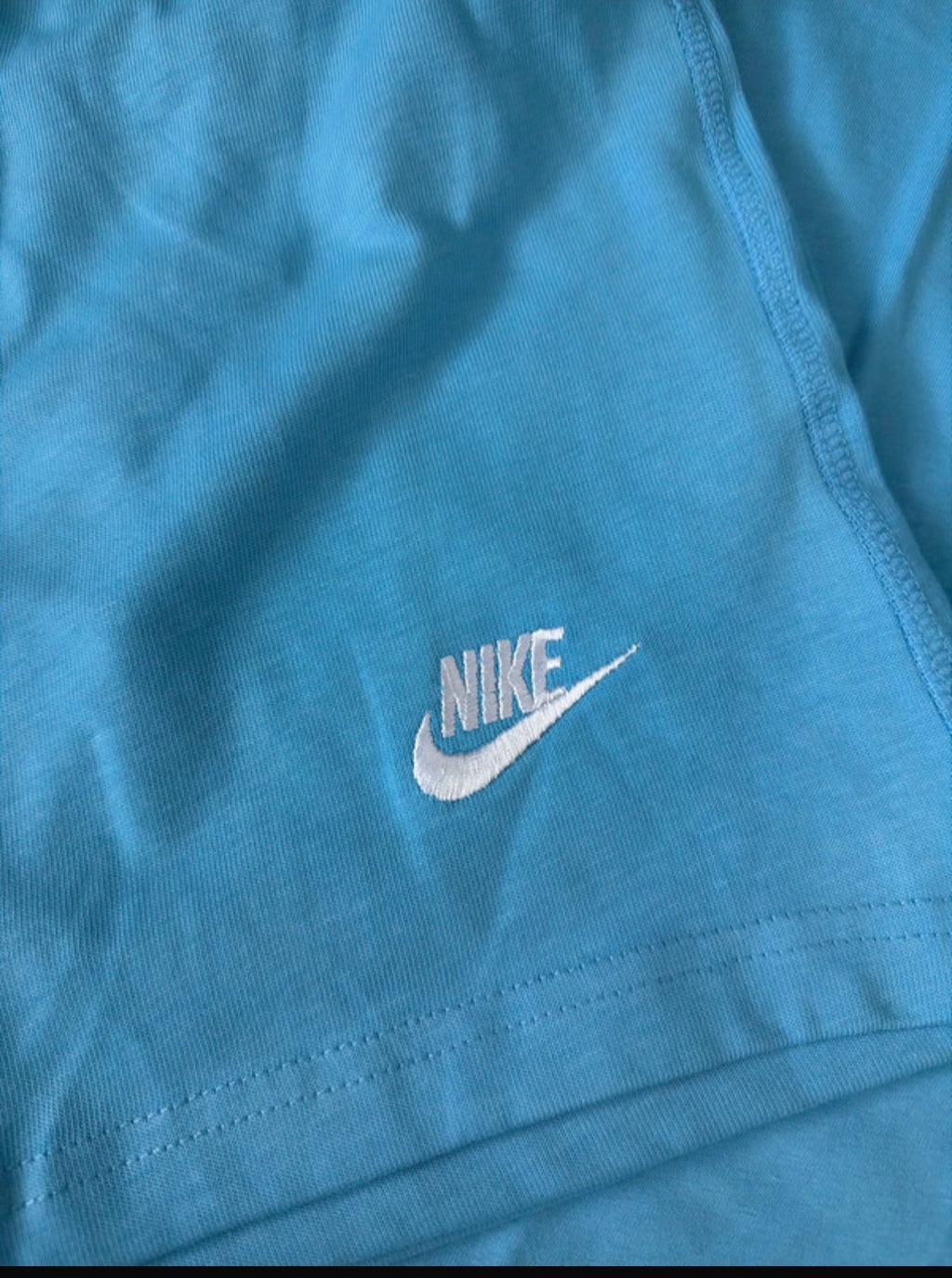 Nike Logo Men's 2pc T-Shirt & Shorts Outfit Set Blue XL Standard Fit