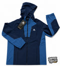 Montirex BOYS BALT Hooded Full Zip Windbreaker Jacket Blue Size XL BOYS
