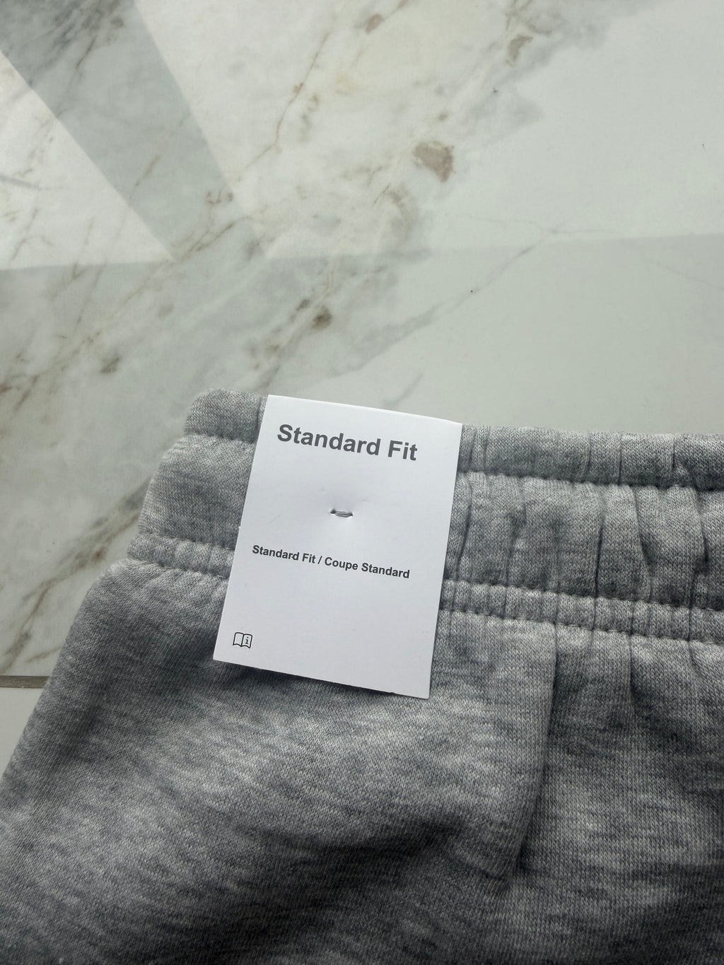 Jordan Men's Grey Fleece Athletic Shorts M Standard Fit Pockets FJ7782-091