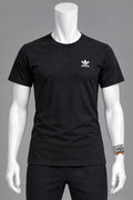 adidas Originals Men’s Black Trefoil Logo Crew Neck Short Sleeve T-Shirt S