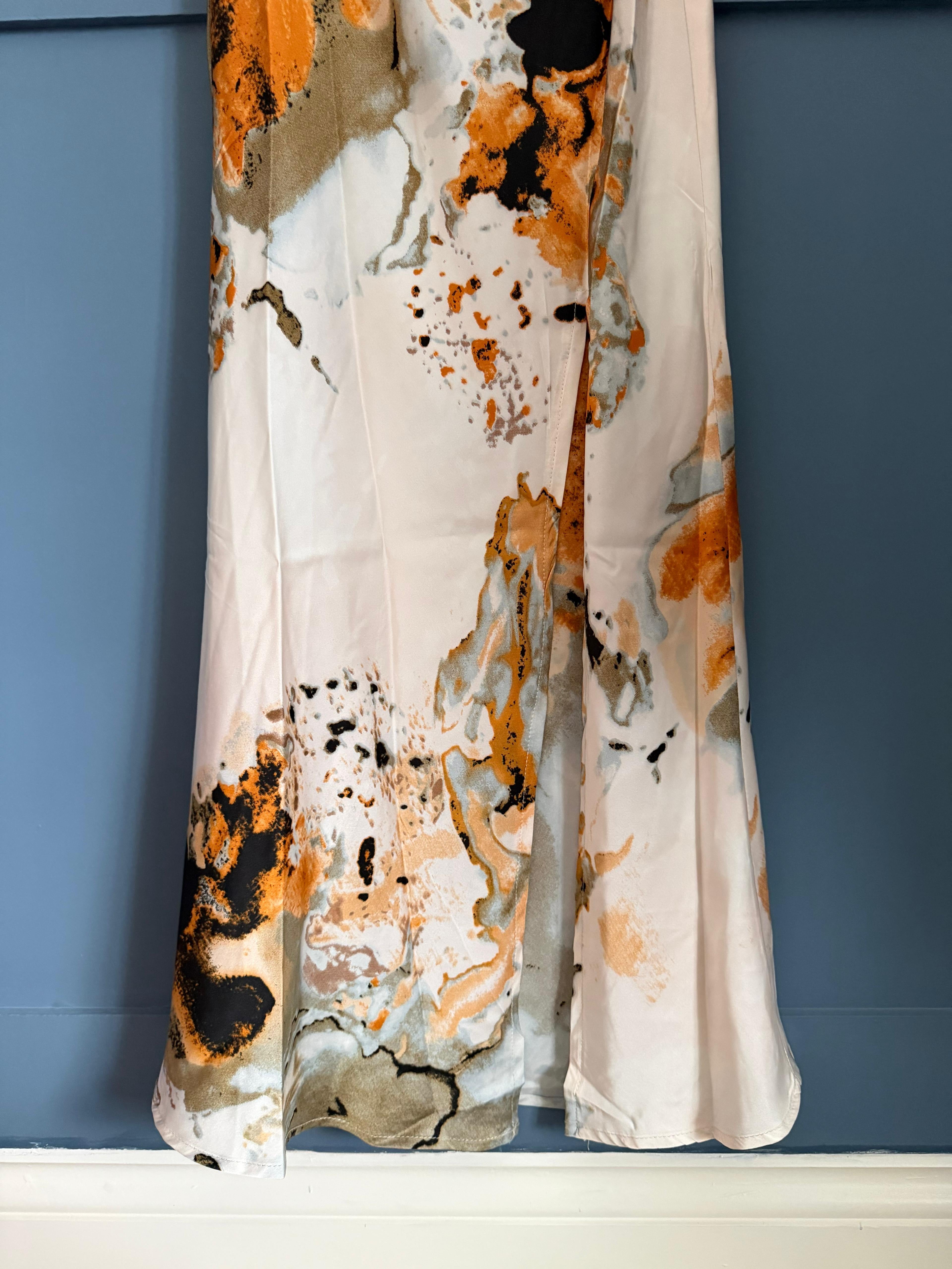 Wkndgirl Satin cowelneck dress size 10