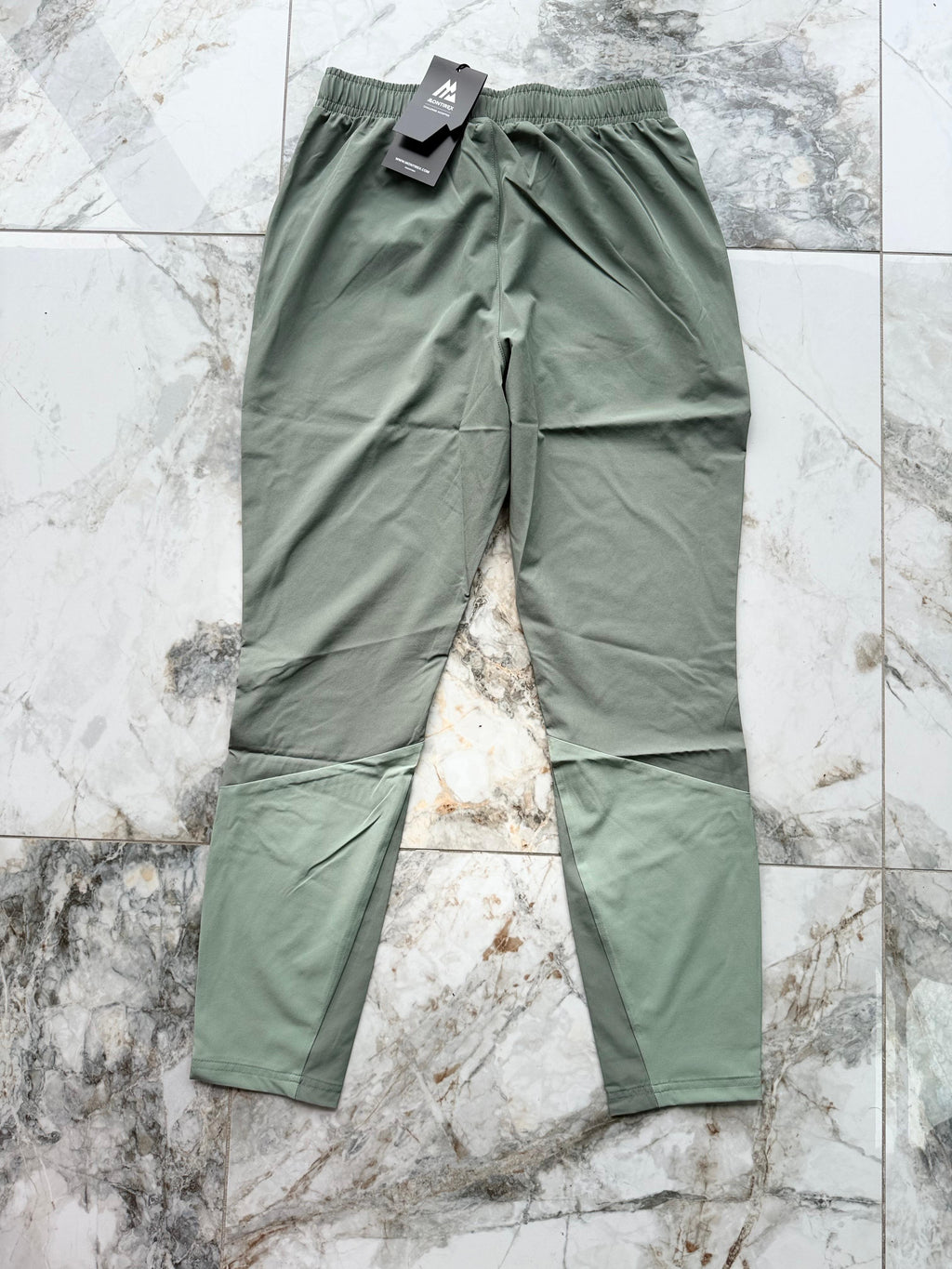 Montirex Trail Pant Men's Green Jogger Trousers Zip Pockets Drawstring Size S