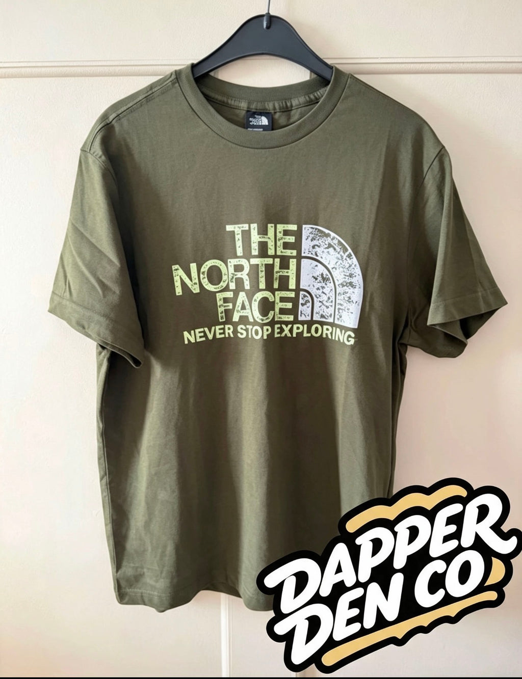 The North Face Men’s Green Logo Graphic Print Crew Neck Short Sleeve T-Shirt M