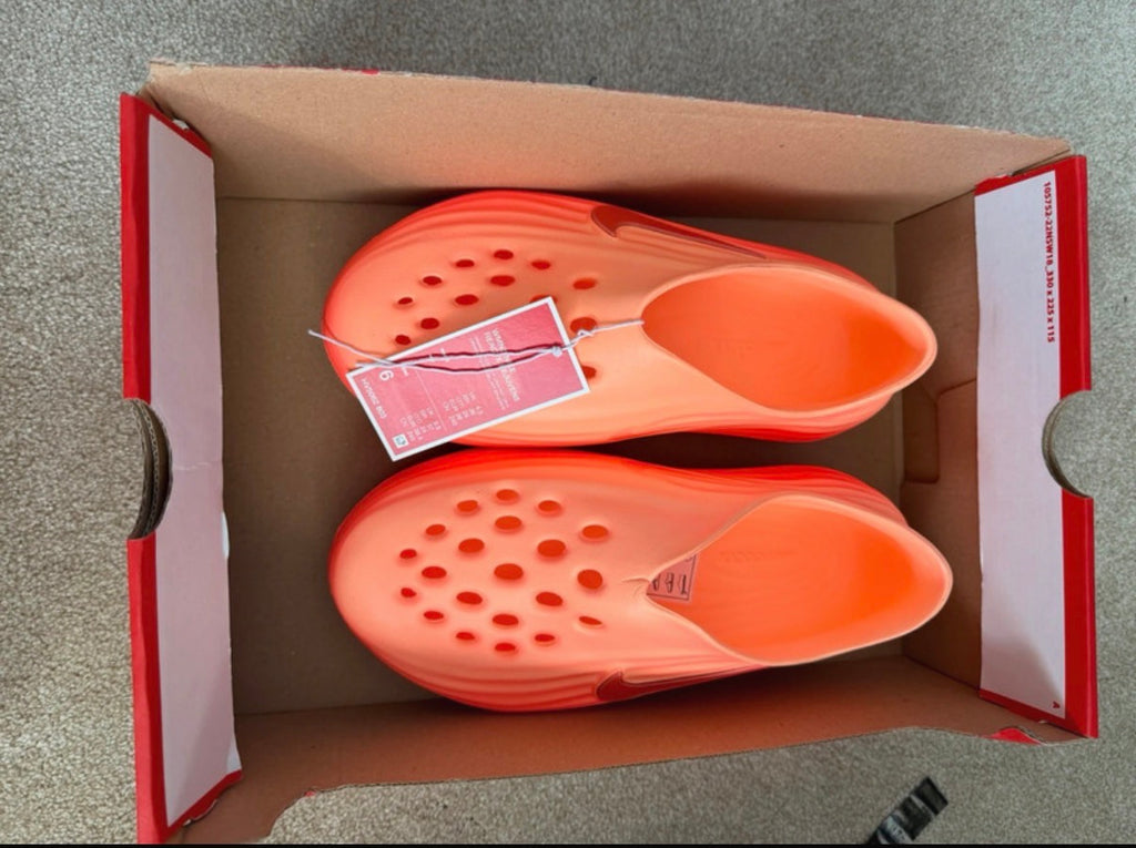 Nike ReactX Rejuven8 Women's Orange Slip-On Low Top Trainers UK 4.5 US 7