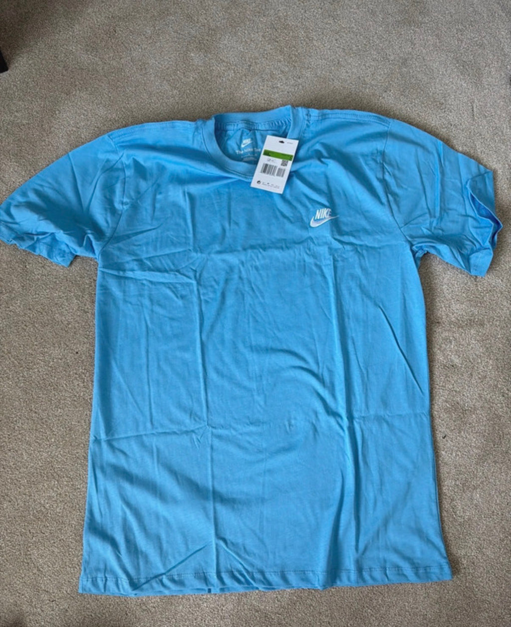 Nike Logo Men's 2pc T-Shirt & Shorts Outfit Set Blue XL Standard Fit