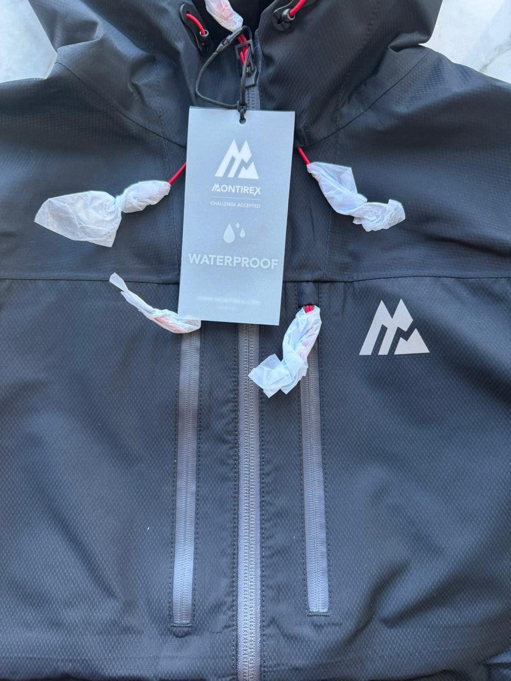 Montirex Cascade Waterproof Men’s Hooded Full Zip Jacket Black XS