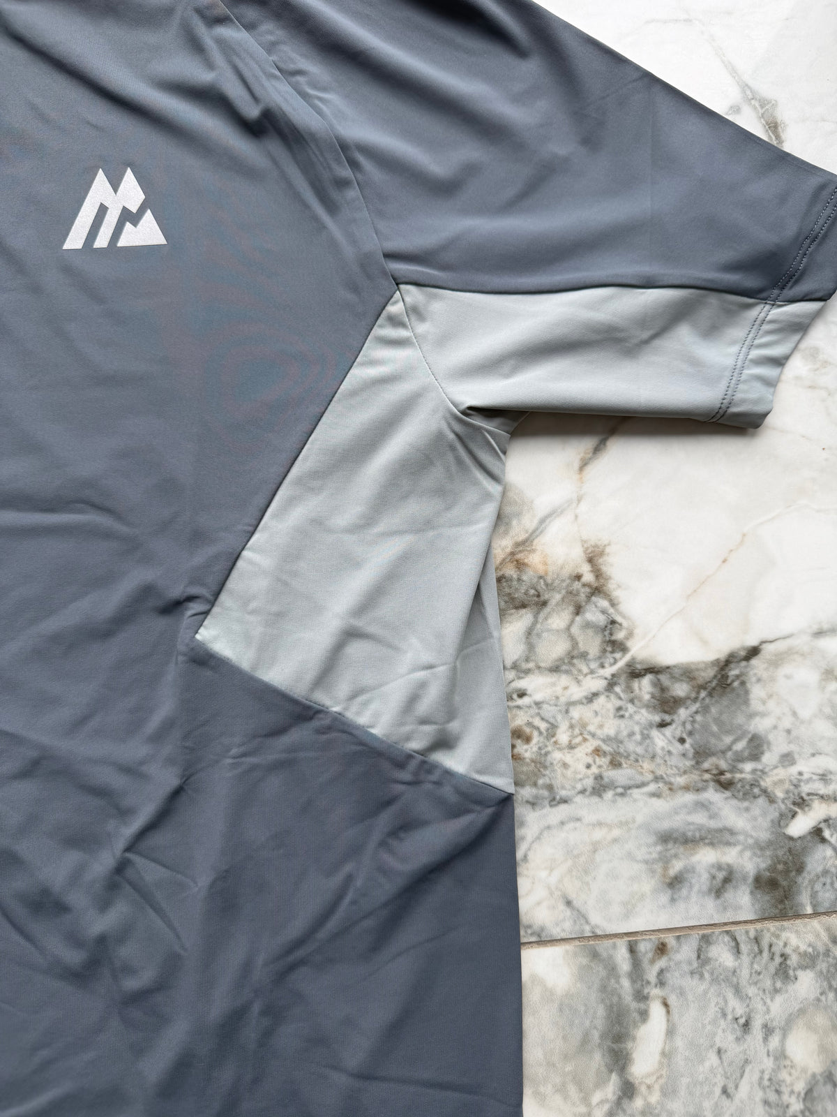 Montirex Logo Men's 2pc T-Shirt & Track Pants Set Drawstring Grey XS