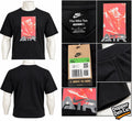 Nike Men’s Black AIR Graphic Print Logo Crew Neck Short Sleeve T-Shirt XL