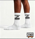 Nike Everyday Essential Dri-FIT Crew Socks M 3-Pack White/Black Striped 5-8