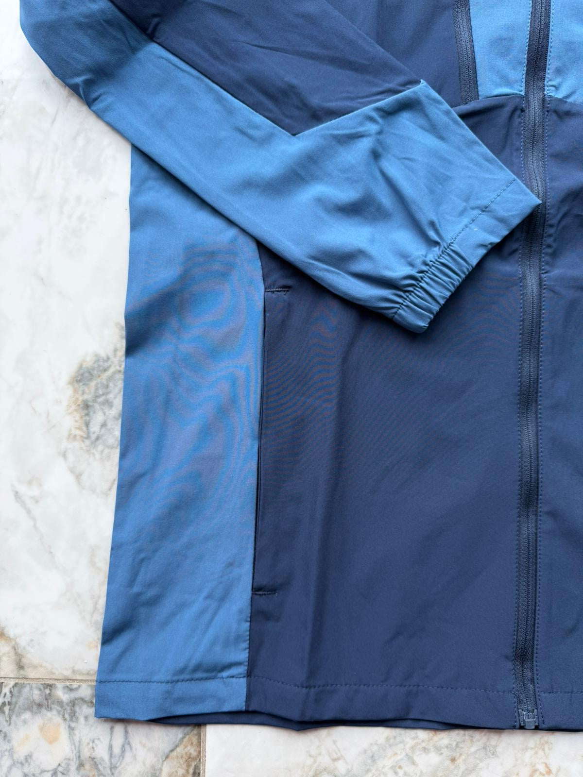 Montirex BOYS BALT Hooded Full Zip Windbreaker Jacket Blue Size XL BOYS