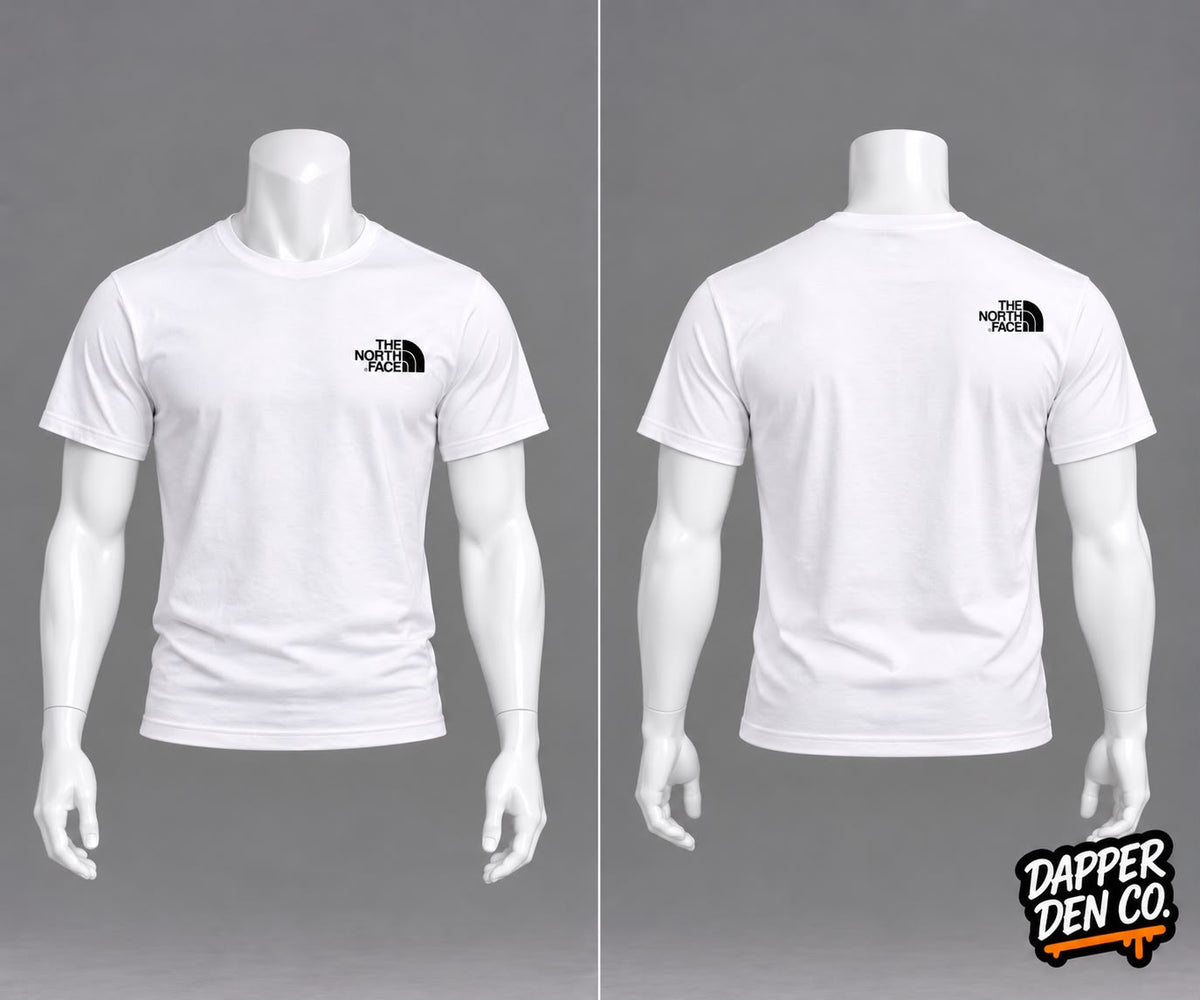 The North Face Men’s White Logo Graphic Print Crew Neck Short Sleeve T-Shirt L