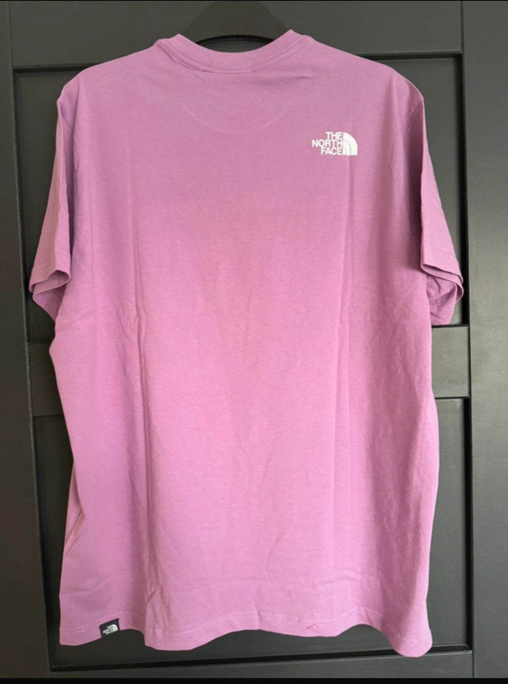 The North Face Men’s Purple Logo Graphic Print Crew Neck T-Shirt Short Sleeve M