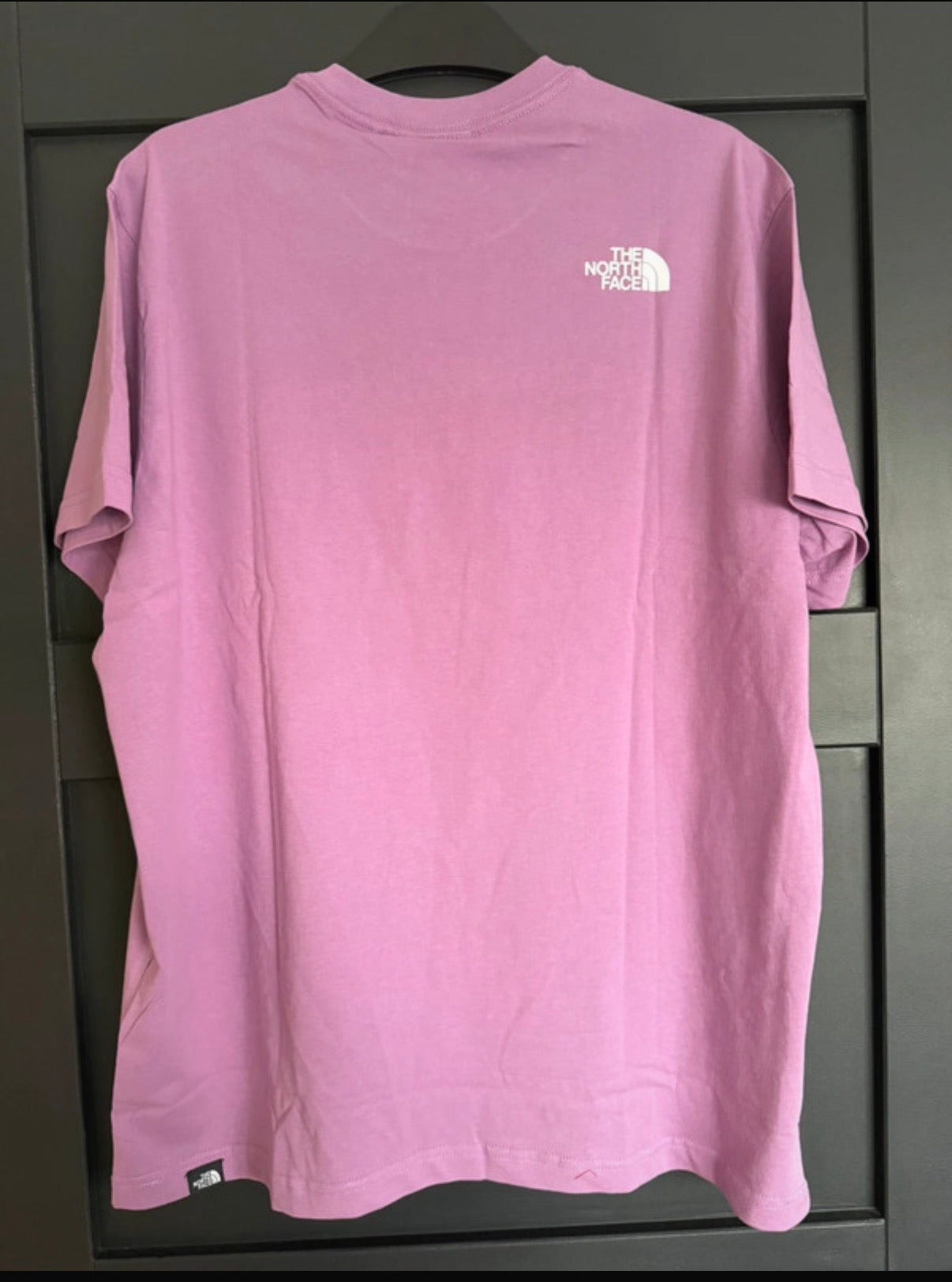 The North Face Men’s Purple Logo Graphic Print Crew Neck T-Shirt Short Sleeve M