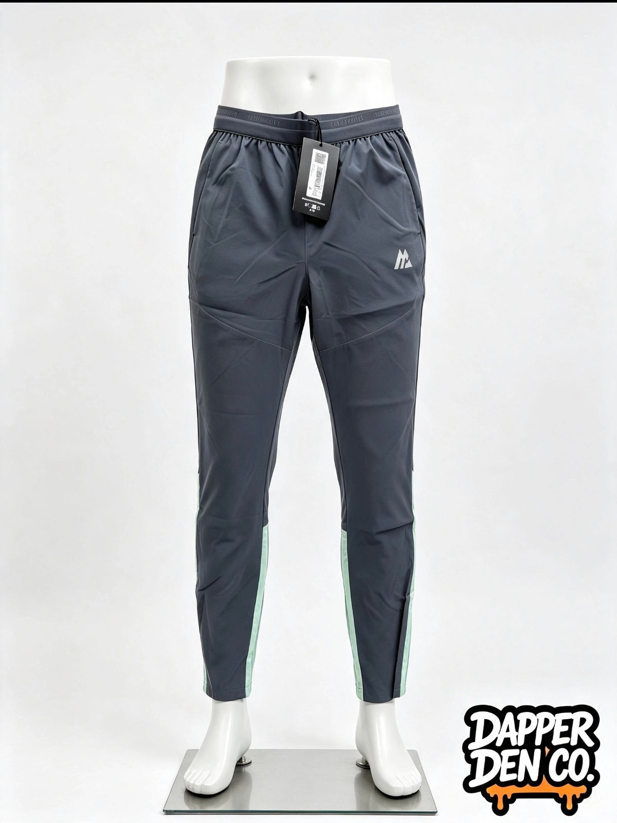 Montirex Swift Pant Men's Grey Polyester Track Pants Pockets Drawstring Size XS