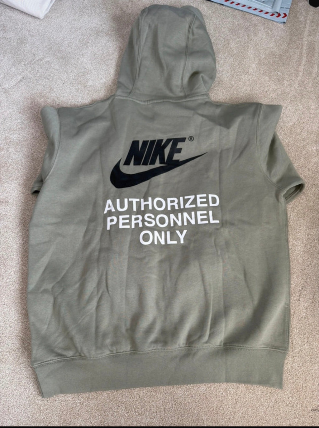 Nike Authorized Personnel Only Logo Men's 2pc Hoodie & Track Pants Set S
