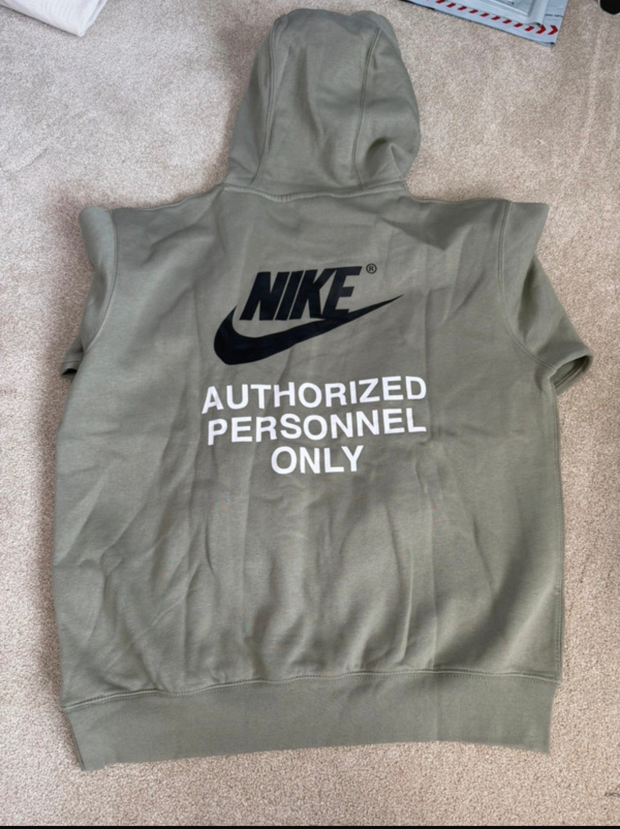 Nike Authorized Personnel Only Logo Men's 2pc Hoodie & Track Pants Set S