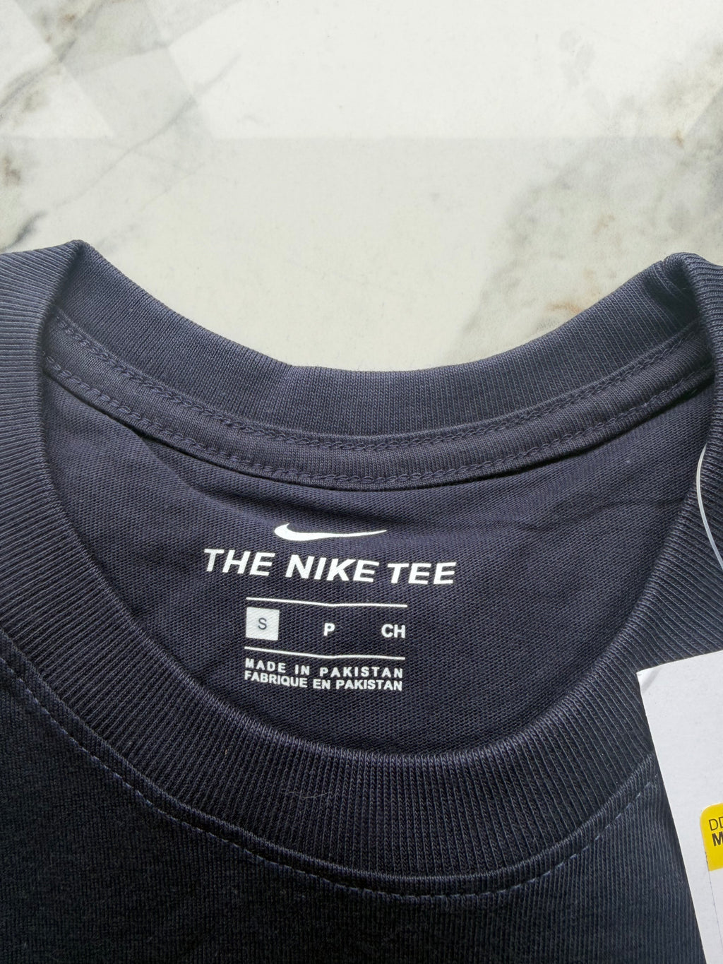 Nike Air Men’s Navy Logo Graphic Print Crew Neck Short Sleeve T-Shirt S